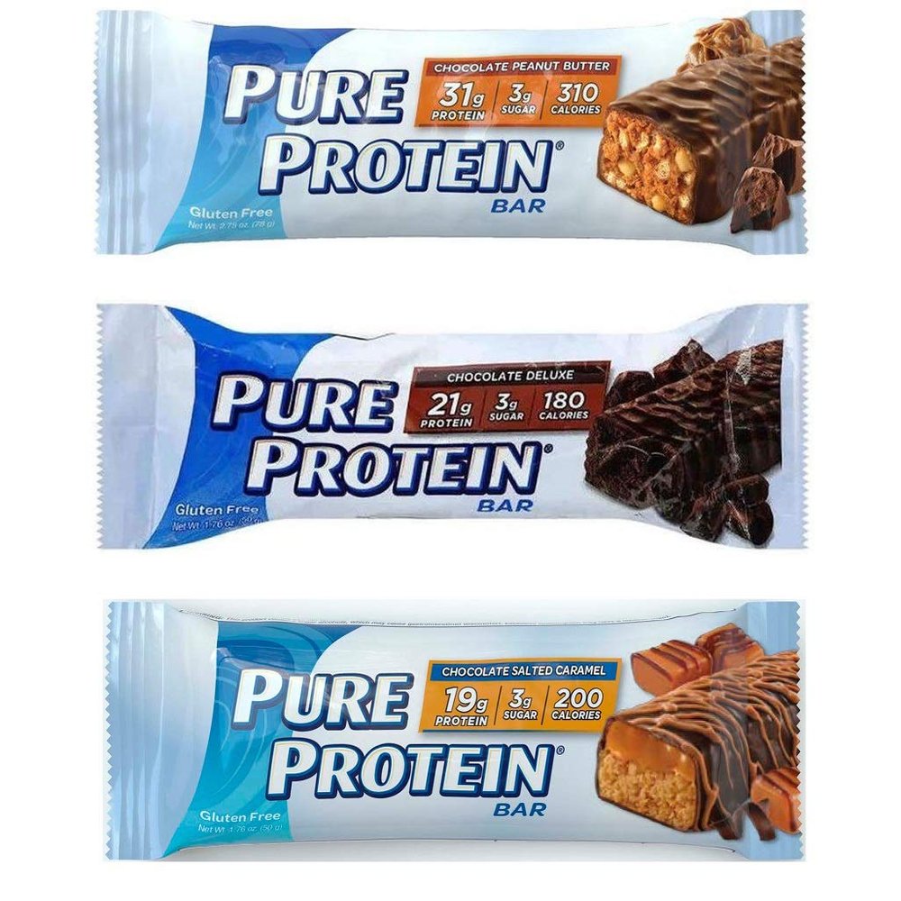 Bulk Buy Pure Protein Bar Multipack - 18-Pack 1.76oz Protein Bars. 3 Flavors.