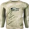 Drake Shield4 Mesh Back Crew Neck L/S Realtree Dorado/Lime MD view 4