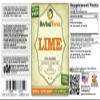 Lime (Key Lime Aurantifolia) Tincture, Organic Dried Peel Liquid Extract (Brand name: HerbalTerra, Proudly made in USA) 5x2 fl.oz (5x60 ml) view 2