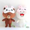 Aisa 3D Rabbit Cute Cartoon Design Sleeping Eye Blinder Travel Office Snap Soft Plush Eye Mask White view 4