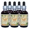 Ye Jiao Teng (Shou Wu Teng), Polygonum (Polygonum Multiflorum) Tincture, Dried Vine Liquid Extract (Brand Name: HerbalTerra, Proudly Made in USA) 5x2 fl.oz (5x60 ml) view 1