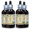 Tian Ma, Gastrodia (Gastrodia Elata) Tincture, Dried Tuber Liquid Extract (Brand Name: HerbalTerra, Proudly Made in USA) 4x4 fl.oz (4x120 ml) view 1