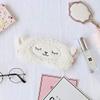 Aisa 3D Sheep Cute Cartoon Design Sleeping Eye Blinder Travel Office Snap Soft Plush Eye Mask White view 3