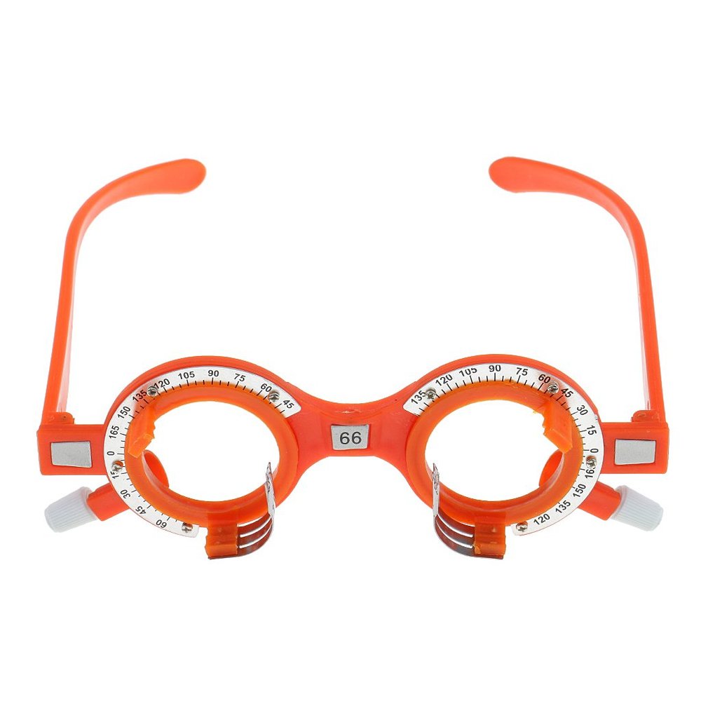 Baosity Optometry Optician Trial Frames Optical Trial Lens Frames, Premium, Beautiful Color, 10 Sizes Optional, 66mm