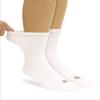 Doctor's Choice Diabetic Socks for Women, Non Binding Extra Wide Crew, Seamless Toe, Loose Fit, Cushioned Support, Neuropathy Relief, Wide Toe Box, Swollen Feet, 4 Pairs 9-11, Medium (Black) view 3