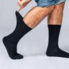 Doctor's Choice Diabetic Socks for Men, Seamless Crew Socks with Non-Binding Top, Provides Extra Comfort for Gout, 4-Pairs, Black, Large, Size 10-13 view 2