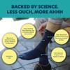 Doctor's Choice Diabetic Socks for Men, Seamless Crew Socks with Non-Binding Top, Provides Extra Comfort for Gout, 4-Pairs, Black, Large, Size 10-13 view 3