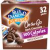 Blue Diamond Almonds, Oven Roasted Cocoa Dusted Almonds, Chocolate , 100 Calorie Packs, 32 Count view 1