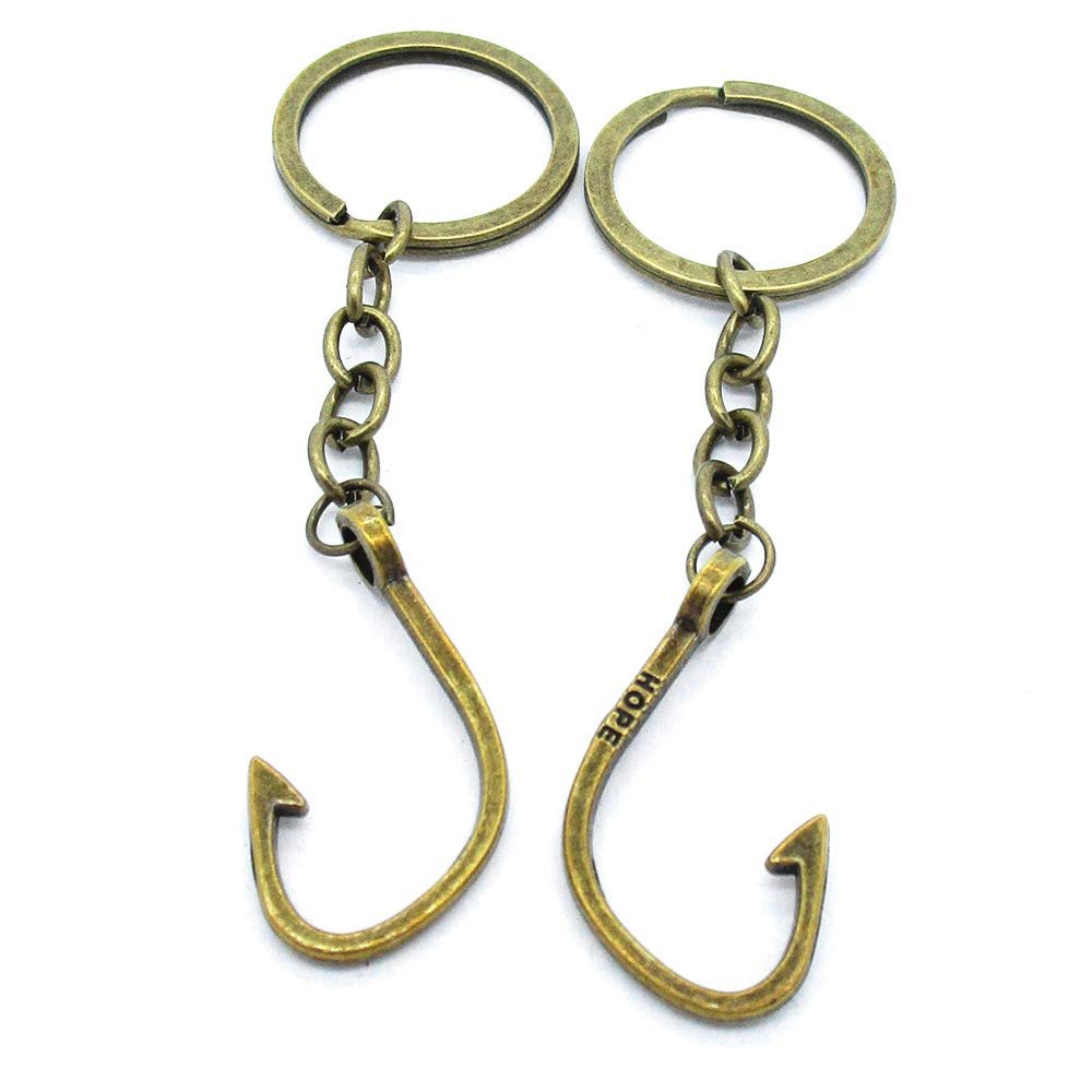 1 Items Keychain Keyring Key Tags Chains Rings Jewelry Bag Charms AA441 Hope Hook