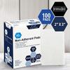 MED PRIDE Sterile Non Stick Pads for Wounds Non-Adherent Highly Absorbent Painless Removal Individually Wrapped (2x3 Inch (Pack of 100)) view 3