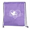 Valentine's Day Bags, Cotton Drawstring Cinch Backpacks, Valentines Day Gift Bags - 10PK Purple CA2725VAL S4 view 2