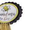 Bee-utiful Grandma to Be Baby Shower Pin Bee Badge for Nona to wear Sprinkle Gender Reveal by Amy's Bubbling Boutique view 3