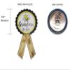 Bee-utiful Grandma to Be Baby Shower Pin Bee Badge for Nona to wear Sprinkle Gender Reveal by Amy's Bubbling Boutique view 4