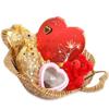 Ghasitaram Gifts Brown Basket Hamper of Chocolates Heart Box, Nutties, Chocolate Brittles,Teddy and Chocolate Heart Game|Gift for Diwali,Holi,Rakhi,Valentine,Christmas,Birthday,Anniversary,Her,Him| view 1