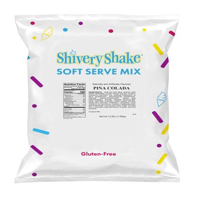 Shivery Shake Pina Colada Soft Serve Ice Cream Mix