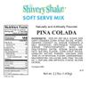Shivery Shake Pina Colada Soft Serve Ice Cream Mix view 2