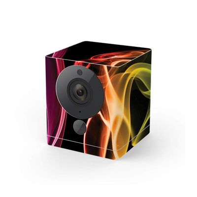 MightySkins Skin Compatible with Wyze Cam V2 - Bright Smoke | Protective, Durable, and Unique Vinyl Decal wrap Cover | Easy to Apply, Remove, and Change Styles | Made in The USA