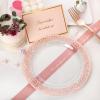 I00000 72 Pcs Rose Gold Dessert Plates 7.5" & 72 Pcs Disposable Forks 7.4", Lace Design Plastic Salad Plate, Plastic Appetizer Plate for all Holidays Perfect for Party & Wedding view 4