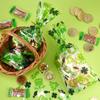 Chuangdi 100 Pack St. Patrick Day Candy Cellophane Bags Irish Shamrock Treat Bags Bulk Saint Patrick's Day green Clear Leprechaun Hat Footprint Goodies Packing for Holiday Party Supplies view 3