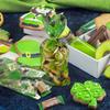 Chuangdi 100 Pack St. Patrick Day Candy Cellophane Bags Irish Shamrock Treat Bags Bulk Saint Patrick's Day green Clear Leprechaun Hat Footprint Goodies Packing for Holiday Party Supplies view 4