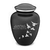 Geturns Embrace Adult Personalized Doves Cremation Urns for Human Ashes I Large Charcoal Funeral Urn for Men and Women I 200 lbs view 1