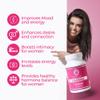 ZENZSUAL Libizenzs  Plant-Based Energy Support Supplement for Women  Caffeine-Free with Maca Root, Ashwagandha & Ginseng  Supports Daily Stamina, Focus & Well-Being  90 Vegan Capsules view 4