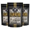 Pop Daddy Flavored Pretzels Sticks, Healthy Gourmet Pretzels Snacks, 7.5oz Individual Bags, 3 Pack, Yellow Mustard view 1