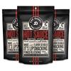 Pop Daddy Flavored Pretzels Sticks, Healthy Gourmet Pretzels Snacks, 7.5oz Individual Bags, 3 Pack, Hot Sauce view 1