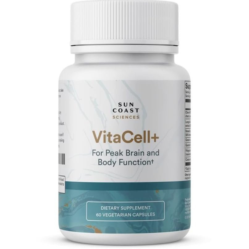 Vitacell+ Longvida Optimized Liposomal Curcumin Capsules - Ingredients for Joint Mobility, Energy Boost  Quercetin, Resveratrol, Boswellia Serrata & More