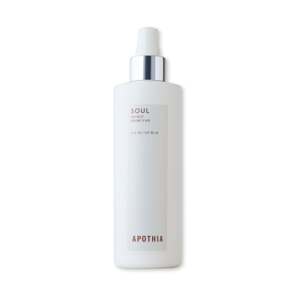 APOTHIA - Soul Air Mist | Mahogany & African Ginger| Indoor Room Spray | Premium Essential Oils | 8 oz | 236 ml | Small Batches for Luxury Quality