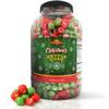 Stonehedge Farms Christmas Kettle Corn Popcorn | 26 oz Large Tub | Perfect for the Holidays | Green and Red | Bulk Gourmet Popped Sweet Snacks | Pop Corn Gift view 1