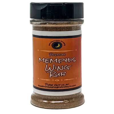 Memphis Dry Chicken Wing Rub Seasoning | Large Shaker | Small Batch | Sweet & Smoky Southern-Style BBQ Seasoning!