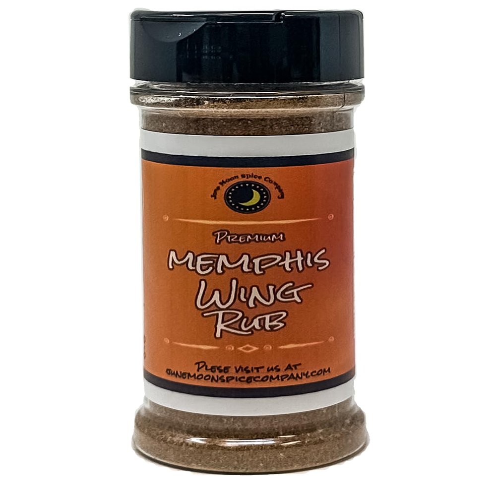 Memphis Dry Chicken Wing Rub Seasoning | Large Shaker | Small Batch | Sweet & Smoky Southern-Style BBQ Seasoning!