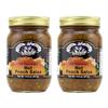 Amish Wedding Kettle Cooked Salsa, Thick and Chunky Pack of 2 14.5 ounce Jars, Hot Peach view 1