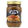 Amish Wedding Kettle Cooked Salsa, Thick and Chunky Pack of 2 14.5 ounce Jars, Hot Peach view 2