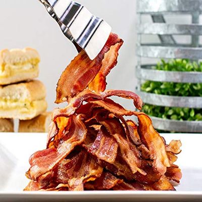 Burgers' Smokehouse Dry Cured Country Bacon (Original Hickory Smoked, 8 One Pound Packages)