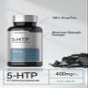 Horbach 5HTP 400mg Capsules | 120 Count | Extra Strength Supplement | Non-GMO, Gluten Free | 5 Hydroxytryptophan view 3