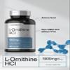 Horbach L Ornithine HCl | 1900mg | 120 Capsules | Non-GMO & Gluten Free Supplement view 3
