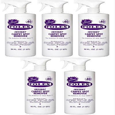 FOLEX Instant Carpet Spot Remover, 32oz, Pack of 5