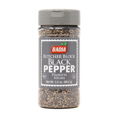 Badia Ground Black Pepper, 3.5 oz Pure, Bold & Aromatic Spice for Cooking, Grilling & Seasoning