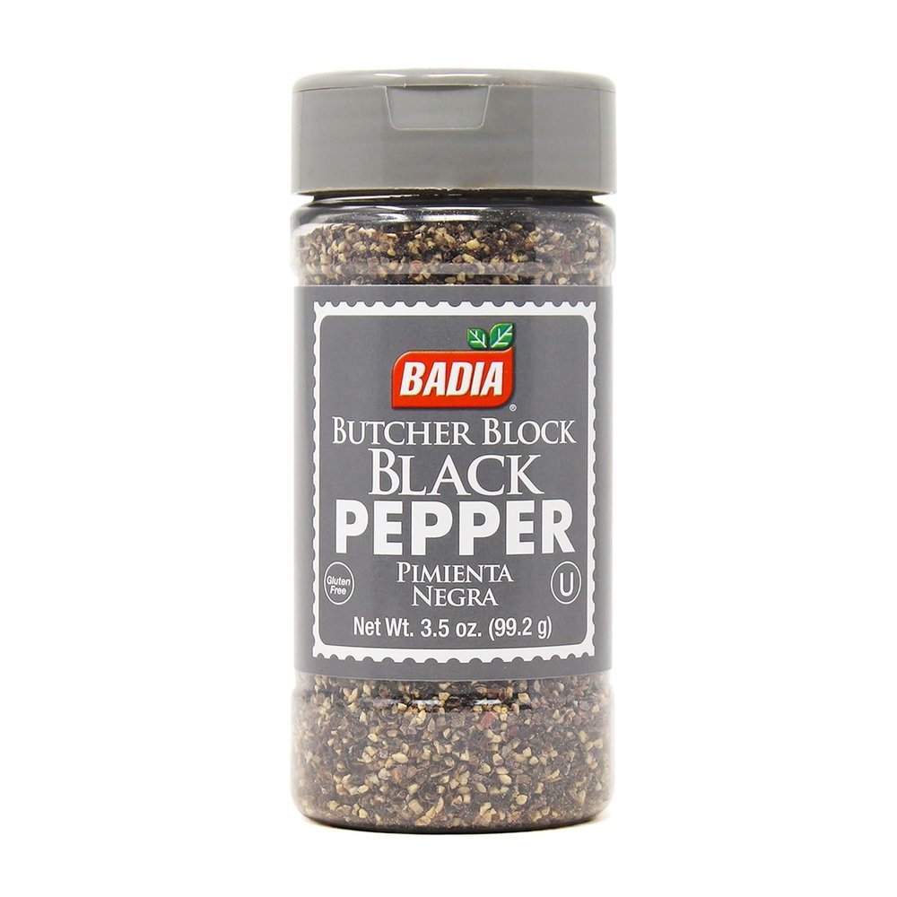 Badia Ground Black Pepper, 3.5 oz Pure, Bold & Aromatic Spice for Cooking, Grilling & Seasoning