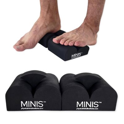 PhysicalMind Institute Parasetter MINIs Foam Roller for Foot and Heel Pain Relief, Relieve Planter Fasciitis Patented Foot and Arch Massager Tool