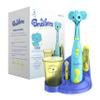 Brusheez Kids Electric Toothbrush Set - Safe & Effective for Ages 3+ - Parent Tested & Approved with Gentle Bristles, 2 Brush Heads, Rinse Cup, 2-Minute Timer, & Storage Base (Ollie The Elephant) view 1