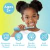 Brusheez Kids Electric Toothbrush Set - Safe & Effective for Ages 3+ - Parent Tested & Approved with Gentle Bristles, 2 Brush Heads, Rinse Cup, 2-Minute Timer, & Storage Base (Ollie The Elephant) view 2