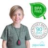 Munchables Dragon Sensory Chew Necklace - Chewy Fidget Stim Toy Jewelry for Boys and Girls (Red/Black) view 2