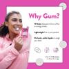 Run Gum Bubblegum Flavor Caffeinated Energy & Focus Gum, 50mg Caffeine per Piece, Sugar Free with Taurine & B-Vitamins, Fast-Acting Chewing Gum, 24 Pieces (12 Packs) view 4