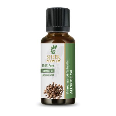 Allspice Oil (Pimenta Officinalis) Essential Oil 100% Pure Natural Undiluted Uncut Therapeutic Grade Oil 16.90 Fl.OZ