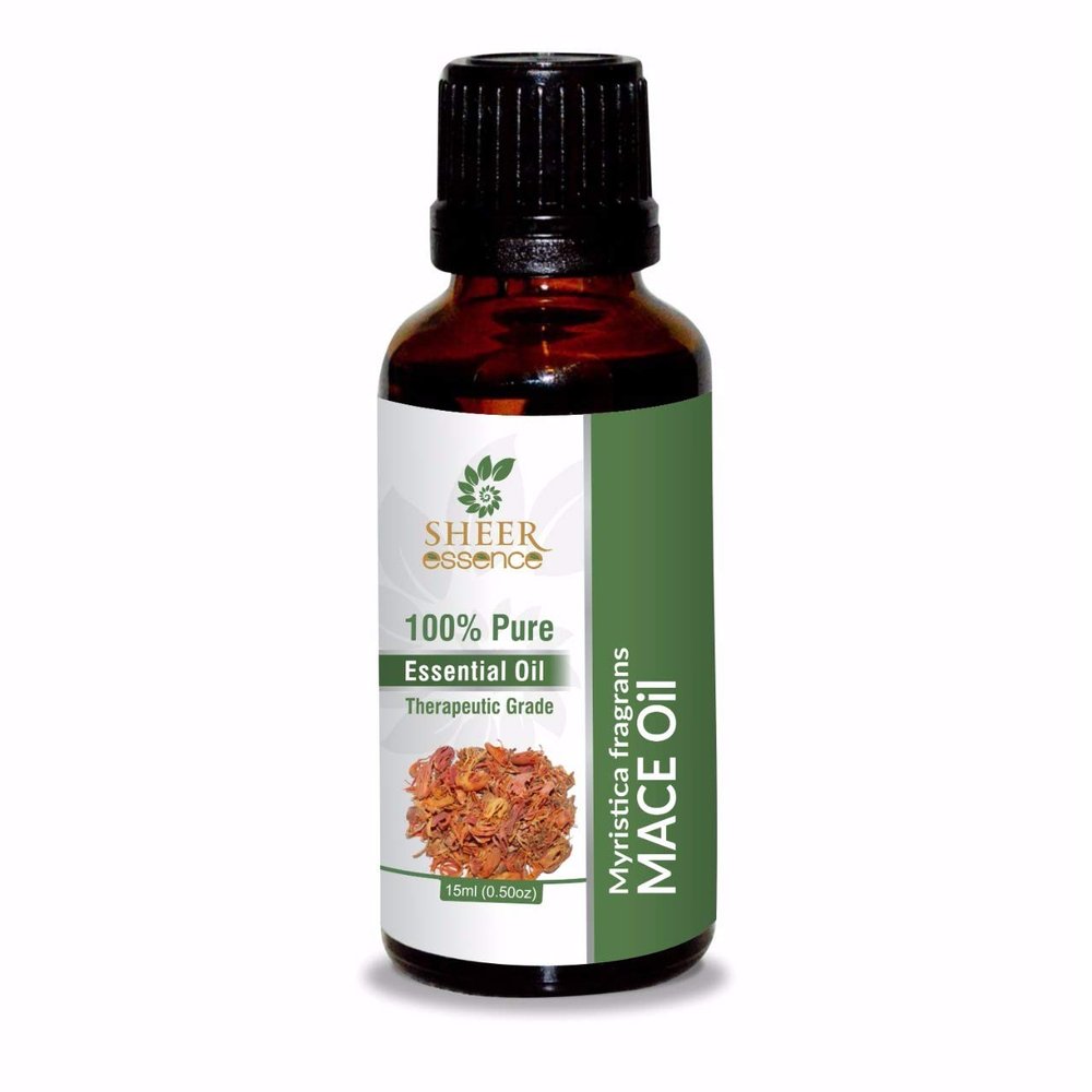 Mace Oil (Myristica Fragrans) Essential Oil 100% Pure Natural Undiluted Uncut Therapeutic Grade Oil 8.45 Fl.OZ