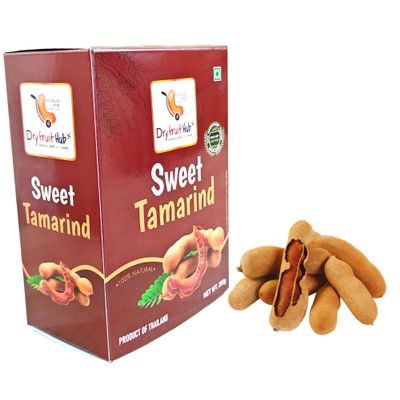 Dry Fruit Hub Dried Sweet Tamarind Meethi Imli 250gms (Thailand Tamarind)