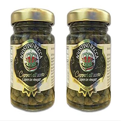 Agostino Recca Agostino Recca Capers Wine Vinegar 3.74 Oz (106g) Jar